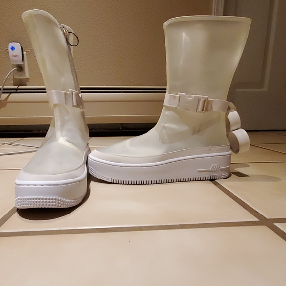 Nike | Shoes | Nike Af Sage Hi Lx Rain Boots Womens Sz9 New | Poshmark